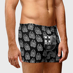 Трусы-боксеры мужские Barcelona лапы лес, цвет: 3D-принт — фото 2