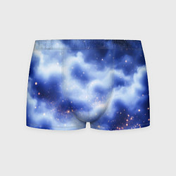 Трусы-боксеры мужские Сине-голубая волшебная дымка, цвет: 3D-принт