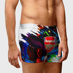 Трусы-боксеры мужские Arsenal monster, цвет: 3D-принт — фото 2