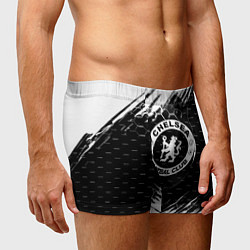 Трусы-боксеры мужские Chelsea штрихи красок текстура, цвет: 3D-принт — фото 2