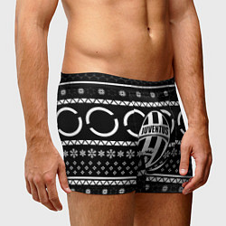 Трусы-боксеры мужские Ювентус зимний спорт, цвет: 3D-принт — фото 2