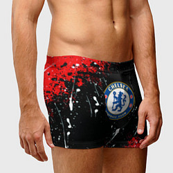Трусы-боксеры мужские Chelsea брызги красок текстура, цвет: 3D-принт — фото 2
