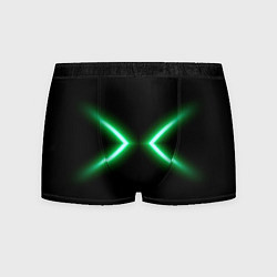 Трусы-боксеры мужские Neon green lines, цвет: 3D-принт