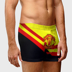 Трусы-боксеры мужские Манчестер Юнайтед геометрия спорт, цвет: 3D-принт — фото 2