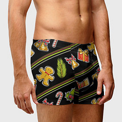 Трусы-боксеры мужские Рождественский дух, цвет: 3D-принт — фото 2