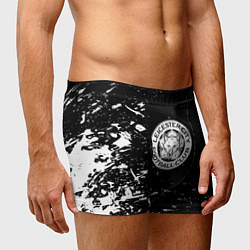 Трусы-боксеры мужские Лестер сити краски белые, цвет: 3D-принт — фото 2