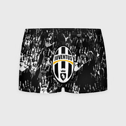 Мужские трусы Ювентус текстура руки краски