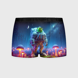 Мужские трусы Шрек бравый космонавт - неоновое свечение