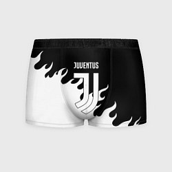 Мужские трусы Ювентус огонь текстура
