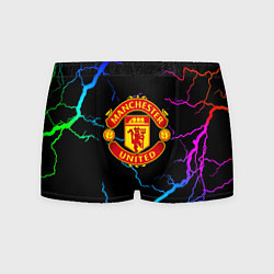 Мужские трусы Манчестер Юнайтед неоновые молнии