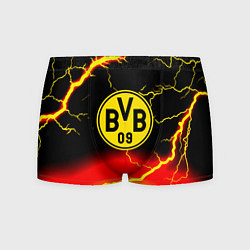 Трусы-боксеры мужские Borussia шторм молнии, цвет: 3D-принт