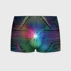 Мужские трусы Линейная графика