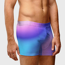 Трусы-боксеры мужские Color multicolored gradient, цвет: 3D-принт — фото 2