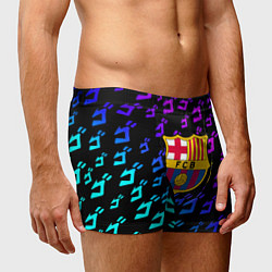 Трусы-боксеры мужские Barcelona x jojo pattern neon, цвет: 3D-принт — фото 2