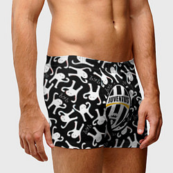 Трусы-боксеры мужские Ювентус x Ъуъ съука, цвет: 3D-принт — фото 2