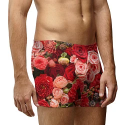 Трусы-боксеры мужские Ассорти из цветов, цвет: 3D-принт — фото 2