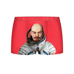 Трусы-боксеры мужские Ленин космонавт цвета 3D-принт — фото 1