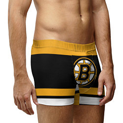 Трусы-боксеры мужские Boston Bruins, цвет: 3D-принт — фото 2