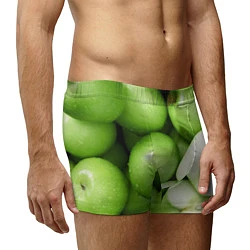 Трусы-боксеры мужские Яблочная, цвет: 3D-принт — фото 2