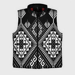 Мужской жилет Индейские мотивы, цвет: 3D-красный