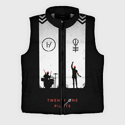 Мужской жилет Twenty One Pilots: Lines, цвет: 3D-светло-серый