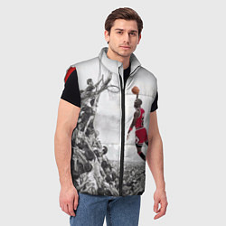 Мужской жилет Michael Jordan NBA, цвет: 3D-красный — фото 2