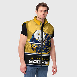 Мужской жилет Buffalo Sabres, цвет: 3D-черный — фото 2