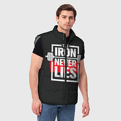 Мужской жилет The iron never lies, цвет: 3D-светло-серый — фото 2
