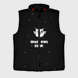 Мужской жилет Космическая сова, цвет: 3D-красный