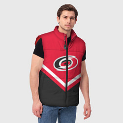 Мужской жилет NHL: Carolina Hurricanes, цвет: 3D-красный — фото 2