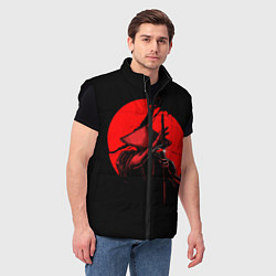 Мужской жилет Сила самурая, цвет: 3D-черный — фото 2