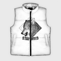 Мужской жилет Stay Wild, цвет: 3D-светло-серый