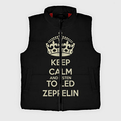 Мужской жилет Keep Calm & Led Zeppelin, цвет: 3D-красный
