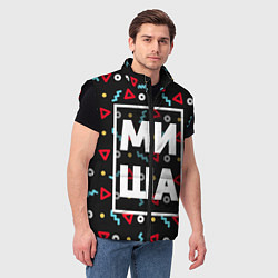 Мужской жилет Миша, цвет: 3D-черный — фото 2