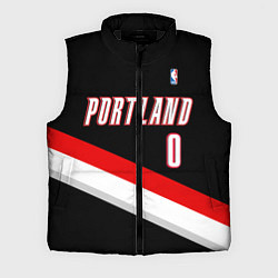 Мужской жилет Portland Trail Blazers 0, цвет: 3D-черный
