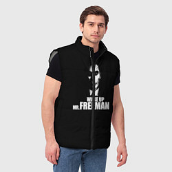 Мужской жилет Wake up Mr. Freeman, цвет: 3D-светло-серый — фото 2