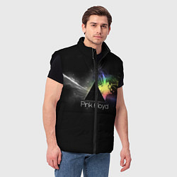 Мужской жилет Pink Floyd Logo, цвет: 3D-черный — фото 2