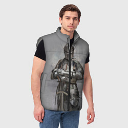 Мужской жилет Рыцарь, цвет: 3D-светло-серый — фото 2