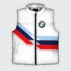 Мужской жилет BMW БМВ WHITE, цвет: 3D-светло-серый