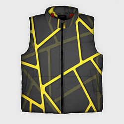 Мужской жилет Желтая сетка, цвет: 3D-красный