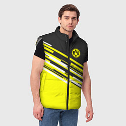 Мужской жилет Borussia FC: Sport Line 2018, цвет: 3D-светло-серый — фото 2