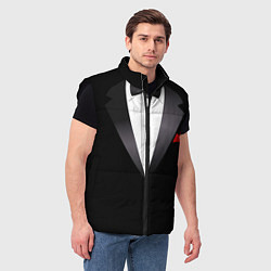 Мужской жилет Смокинг мистера, цвет: 3D-черный — фото 2