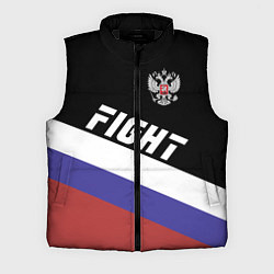 Мужской жилет Fight Russia, цвет: 3D-черный