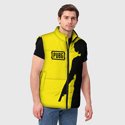Мужской жилет PUBG: Yellow Shadow, цвет: 3D-черный — фото 2