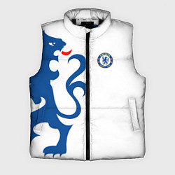 Мужской жилет FC Chelsea: White Lion, цвет: 3D-черный