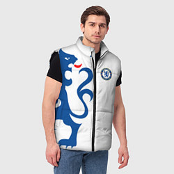 Мужской жилет FC Chelsea: White Lion, цвет: 3D-черный — фото 2