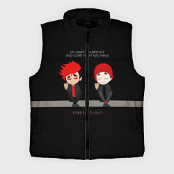 Мужской жилет 21 Pilots: Stressed Out, цвет: 3D-черный