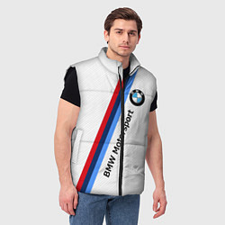 Мужской жилет BMW Motorsport: White Carbon, цвет: 3D-черный — фото 2