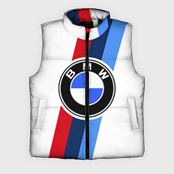 Мужской жилет BMW M: White Sport, цвет: 3D-черный