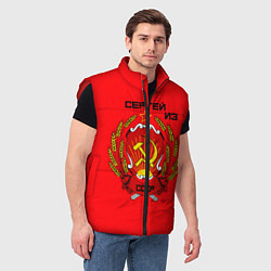 Мужской жилет Сергей из СССР, цвет: 3D-красный — фото 2